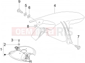 gilera 2005 Stalker 50 Wheel huosing - Mudguard