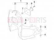 gilera 2006 Stalker 50 Front glove-box - Knee-guard panel