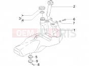 gilera 2006 Stalker 50 Benzin tank