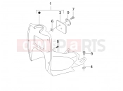 gilera 2008 Stalker 50 Front glove-box - Knee-guard panel