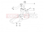 gilera 2008 Stalker 50 Benzin tank
