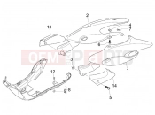 gilera 2008 Stalker 50 Side cover - Spoiler