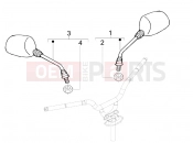 gilera 2009 Stalker 50 Driving mirror/s