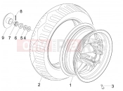gilera 2009 Stalker 50 Rear wheel