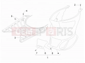 gilera 2010 Stalker 50 Central cover - Footrests