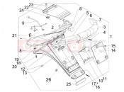 gilera 2012 Stalker 50 Rear cover - Splash guard