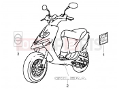 Plates - Emblems - Gilera Stalker 50 Special Edition 2008