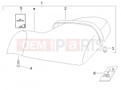 Saddle/seats - Gilera Stalker 50 Special Edition 2008