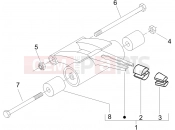 Swinging arm - Gilera Stalker 50 Special Edition 2008