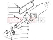 gilera Storm 50 Silencer