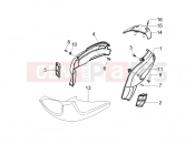 Side cover - Spoiler - Gilera Storm 50 2008