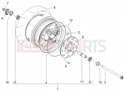 Front wheel - Gilera Storm 50 2009