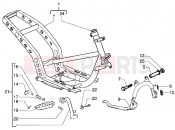 gilera Runner VX Chassis-Central stand
