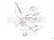 DUCATI 2008 Monster S2R 1000 HORIZONTAL CYLINDER HEAD » VALVE DRIVE