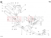 DUCATI 2008 Monster S4R EXHAUST SYSTEM » EXHAUST SYSTEM