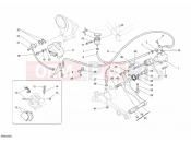DUCATI 2008 Monster S4RS REAR BRAKE SYSTEM » BRAKING SYSTEM