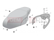 APRILIA SCARABEO 2001 Scarabeo 50 Ditech FRAME » Seat - Carrier