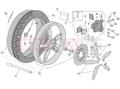 APRILIA SCARABEO 2002 Scarabeo 50 Ditech FRAME » Front wheel