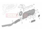 APRILIA SCARABEO 2004 Scarabeo 50 Ditech ENGINE » Variator cover