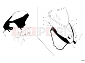DUCATI 2008 Monster S4RS TRICOLORE COWLING » PLASTICS