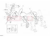 DUCATI 2008 Monster S4RS TRICOLORE FRONT BRAKE SYSTEM » BRAKING SYSTEM