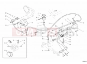 DUCATI 2008 Monster S4RS TRICOLORE REAR BRAKE SYSTEM » BRAKING SYSTEM