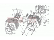 MOTOGUZZI SP 750 Cylinder head
