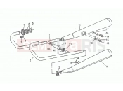 MOTOGUZZI SP 750 Exhaust unit
