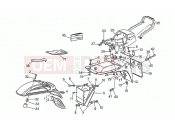 MOTOGUZZI SP 750 Front/rear mudguards