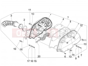 PIAGGIO MP3 125 ie 2008-2011 (EMEA) levegőszűrő