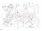 DUCATI 2008 Sportclassic 1000 REAR BRAKE SYSTEM » BRAKING SYSTEM