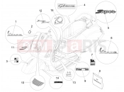 vespa GTS 125 Super ie Plates - Emblems