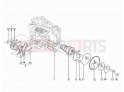 vespa GTS 125 Super ie Rocking levers support unit