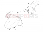 vespa GTS 125 Super ie Wheel huosing - Mudguard