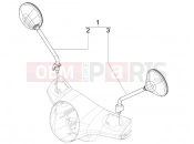 vespa GTS 300 Super ie (USA) Driving mirror/s