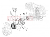 vespa GTS 300 Super ie (USA) Flywheel magneto