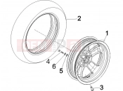 vespa GTS 300 Super ie (USA) Front wheel