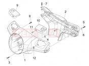 vespa GTS 300 Super ie (USA) Handlebars coverages