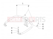 vespa GTS 300 Super ie (USA) Rear luggage rack