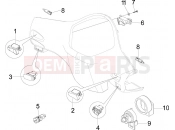 vespa GTS 300 Super ie (USA) Selectors - Switches - Buttons