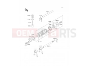 Gear Change Drum/Shift Fork(s) - Kawasaki EL250 (EL250-E4) 1994
