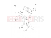 Side Covers/Chain Cover - Kawasaki EL250 (EL250-E4) 1994