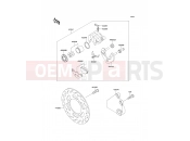 Rear Brake - Kawasaki GPZ500S (EX500-E3) 1996
