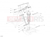 DUCATI Monster 695 REAR SHOCK ABSORBER » SWING ARM