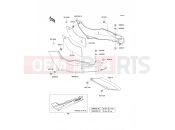 KAWASAKI GPZ500S (EX500-E10) Side Covers/Chain Cover