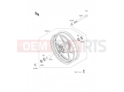 KAWASAKI VERSYS (KLE650A8F) Front Hub