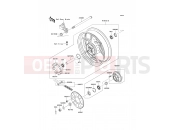 KAWASAKI VERSYS (KLE650A8F) Rear Hub