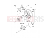 KAWASAKI 2009 Rear Hub