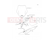 KAWASAKI 2009 Decals(Gray)