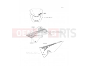 Decals(Ebony) - Kawasaki D-TRACKER 125 (KLX125DBF) 2011